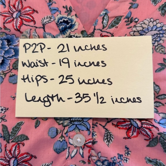 LOFT Pink Floral Dress - Picture 9 of 9